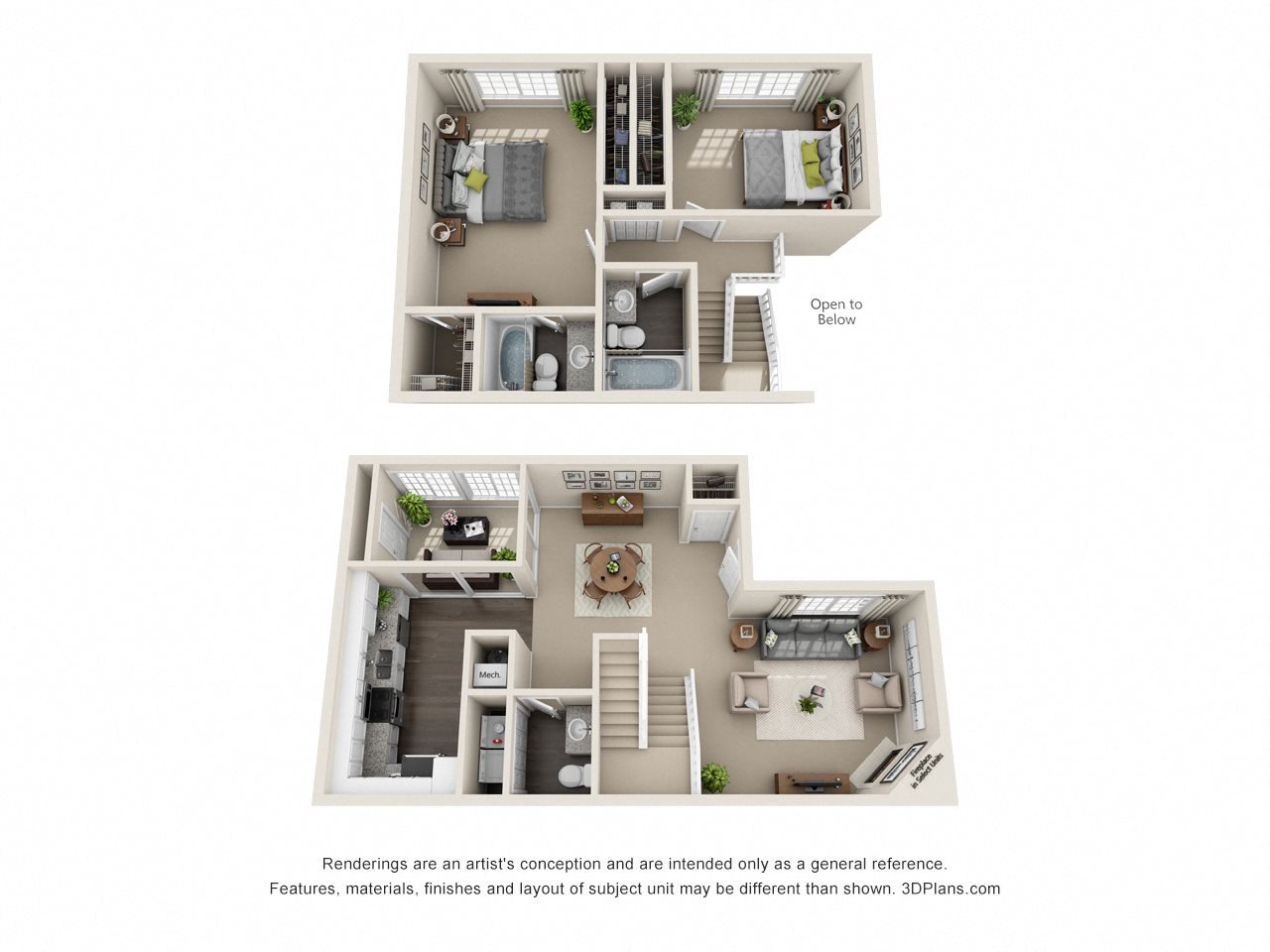 1, 2 & 3 Bedroom Apartments in Atlanta, GA Collier Ridge